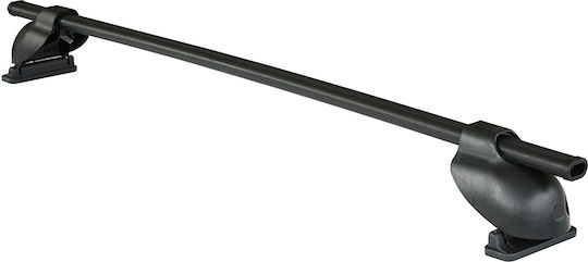 Cam Cam Metal Roof Bars Logico 110cm for Alfa Romeo Alfa 145 3D Set with Roof Rack Legs Black