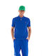 Ralph Lauren Men's Short Sleeve T-shirt Turtleneck Blue