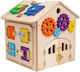 Roter Kafer Baby Toy BusyHouse made of Wood for 36++ Months