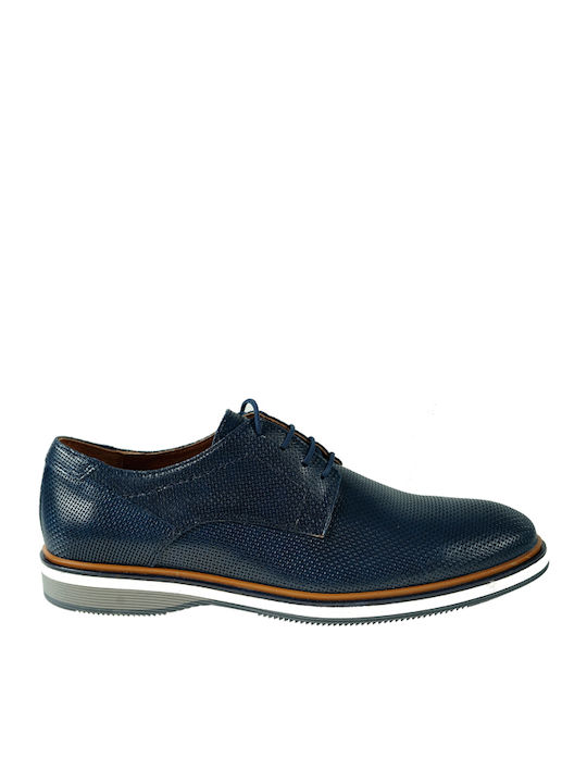 Robinson Δερμάτινα Ανδρικά Casual Παπούτσια Μπλε