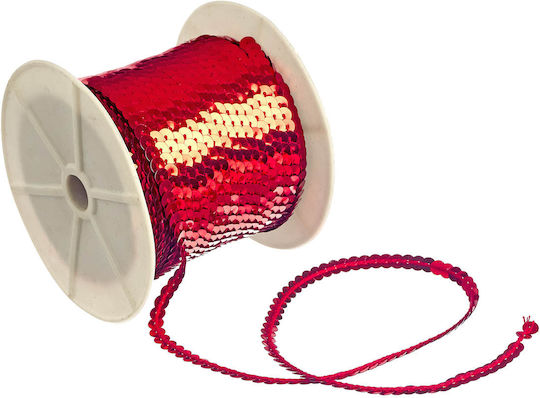 JK Home Decoration Weihnachtliche Girlande Plastik Rot 1Stück