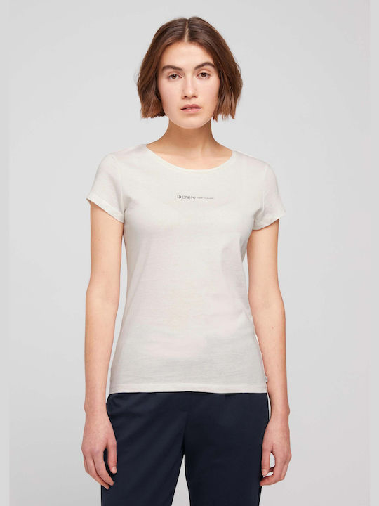 Tom Tailor Women's T-shirt White 1030466-10348