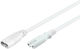 Goobay IEC C8 - IEC C7 Kabel 2m Weiß (97200)