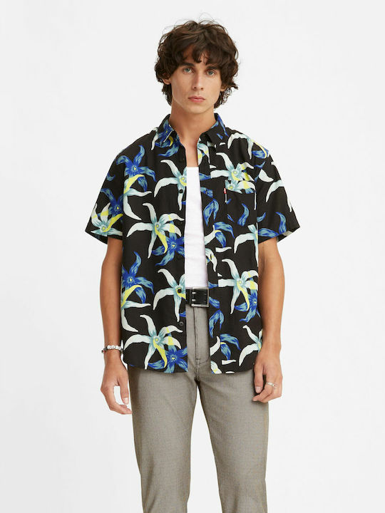 Levi's Sunset 1 Short Sleeve Cotton Shirt in Re...