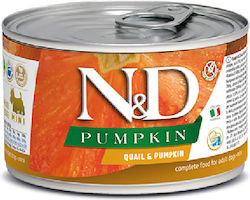 Farmina N&D Pumpkin Canned Grain Free Wet Dog Food with Meat 1 x 140gr