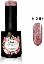 Gellie Ημιμόνιμο Βερνίκι Νυχιών E 367 με Glitte...