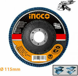 Ingco Fiber Tray Ζιρκονίου for Smoothing Inox P40 115mm