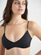 SugarFree Triangle Bikini Top with Adjustable Straps Black