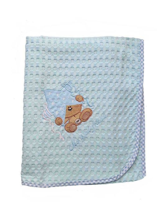 Dimcol Baby Blanket Nursery Swaddling Blanket W...