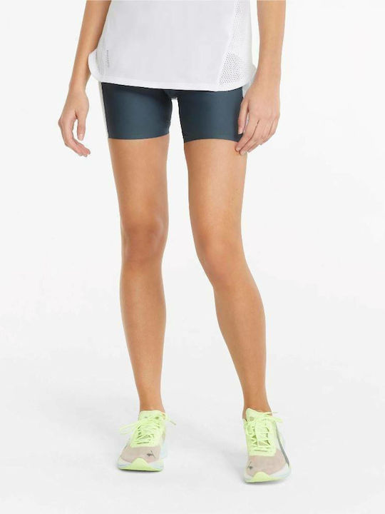 Puma Marathon Women's Running Legging Shorts High Waisted Dark Slate