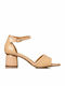 Leather Sandals Beige