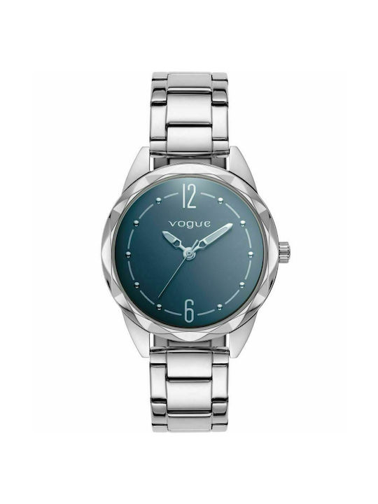 Vogue Nice Watch with Silver Metal Bracelet