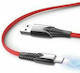 Tranyoo X5-C Geflochtenes USB 2.0 Kabel USB Typ-C männlich - USB-A Rotes 1m PS-107988