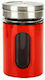 Karvounis Inox Tabletop Spice Jar Red