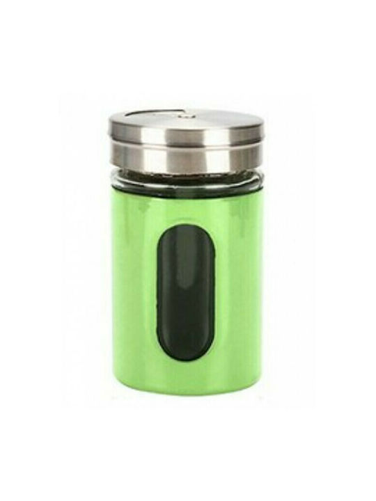 Καρβούνης Inox Tabletop Spice Jar Green