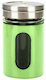 Karvounis Inox Tabletop Spice Jar Green