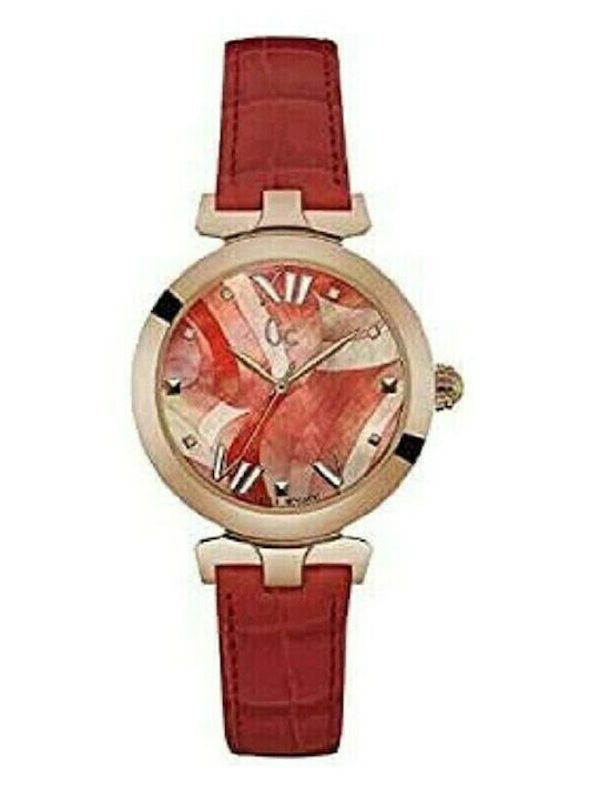 GC Watches Ladybelle Ρολόι Μπαταρίας με Δερμάτινο Λουράκι GC Watches Ladybelle Ρολόι Μπαταρίας με Δερμάτινο Λουράκι
