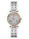 GC Watches Primechic Γυναικείο Ρολόι 32mm Μπαταρίας με Ασημί Μεταλλικό Μπρασελέ