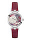 GC Watches Ladybelle Women's Watch with Burgundy Leather Strap