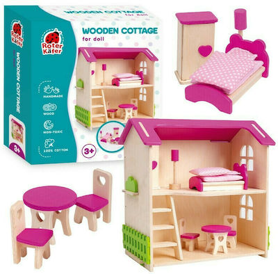 Roter Kafer Εξοχικό Wooden Dollhouse RW1001