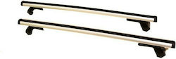 Hermes GS3 - Set (2 pcs.) Aluminium roof bars with locks MERCEDES C-Class (W202) 1993-1999 4dr SEDAN