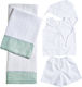 Nuova Vita Baptism Towel Set Little Stars Λευκό