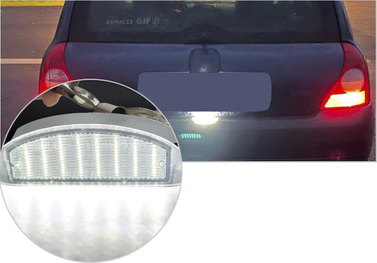 License Plate Lights Led for Renault Twingo MK2 09/1998 - 05/2005 & Twingo MK1 03/1993 - 02/2007