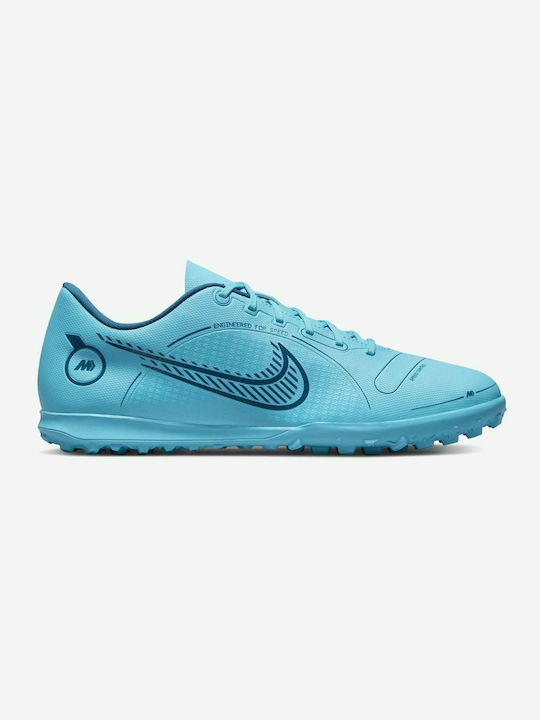 Nike Mercurial Vapor 14 Club TF Χαμηλά Ποδοσφαιρικά Παπούτσια με Σχάρα Chlorine Blue / Marina / Laser Orange