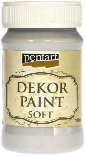Pentart Dekor Soft Chalk Paint Colour Dove Gray 100ml 21638