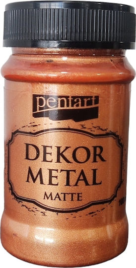 Pentart Dekor Metal Chalk Paint Bronze 100ml 35109