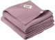Bibs Cloth Musselin-Wickeltücher Lila 70x70cm. 2Stück
