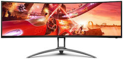 AOC Agon AG493UCX2 Ултраширок VA HDR (High Dynamic Range) Извити Монитор 48.8" 5120x1440 165Hz с Време за Реакция 4мс GTG