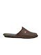 Leder Herren Hausschuhe Braune Anatomische