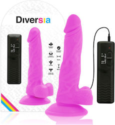 Diversia Flexible Vibrating Dildo Purple