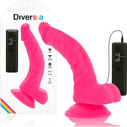 Diversia Flexible Vibrating Dildo Pink Diversia Flexible Vibrating Dildo Pink