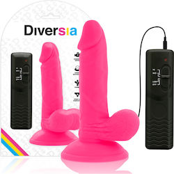 Diversia Flexible Vibrating Dildo Pink