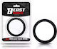 IntoYou Solid Silicone Cock Ring 5.5cm Black