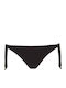 Daphne Bikini Slip Cu Dantelă Negru
