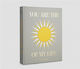 Printworks Album de nuntă You Are The Sunshine Of My Life 30 Pagini pentru 60 Albume foto Dimensiuni 10x15buc Gri 21x28buc