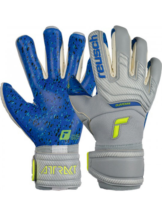 Reusch Attrakt Fusion Guardian Adults Goalkeeper Gloves Gray
