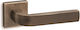 Convex Lever Front Door Left 1115 with Rosette Bronze