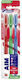 AIM Triple D-fense Comfort Plus Οδοντόβουρτσα Soft Κόκκινο - Πράσινο - Μπλε 3τμχ