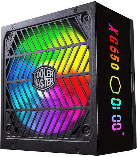 CoolerMaster XG650 Plus Platinum 750W Μαύρο Τροφοδοτικό Υπολογιστή Full Modular 80 Plus Platinum