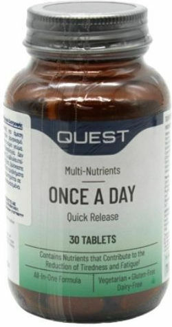 Quest Multi-nutrients Once A Day Quick Release Multivitamină pentru Întărirea Sistemului Imunitar 30 Tablete