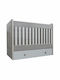 Beboulino Convertible Grey Aloe Crib With Drawer