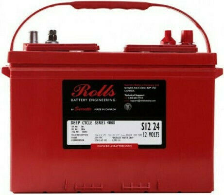 Rolls S-105 Μπαταρία Φωτοβολταϊκών Ανοιχτού Τύπου Βαθειάς Εκφόρτισης 12V 85Ah C20