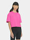 Ugg Australia Tana Women's Summer Crop Top Cotton Short Sleeve Taffy Pink