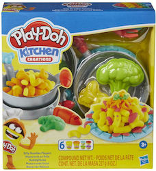 Hasbro Play-Doh Kitchen Creations Silly Snacks Noodles Playset για 3+ Ετών 6τμχ