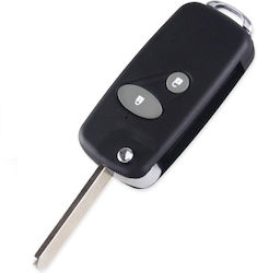 Foldable Car Key Shell with Blade with 2 Buttons for Honda Civic-HRV-CRV-S2000