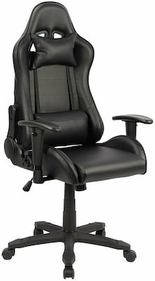 Liberta Maximus Artificial Leather Gaming Chair with Adjustable Arms Black